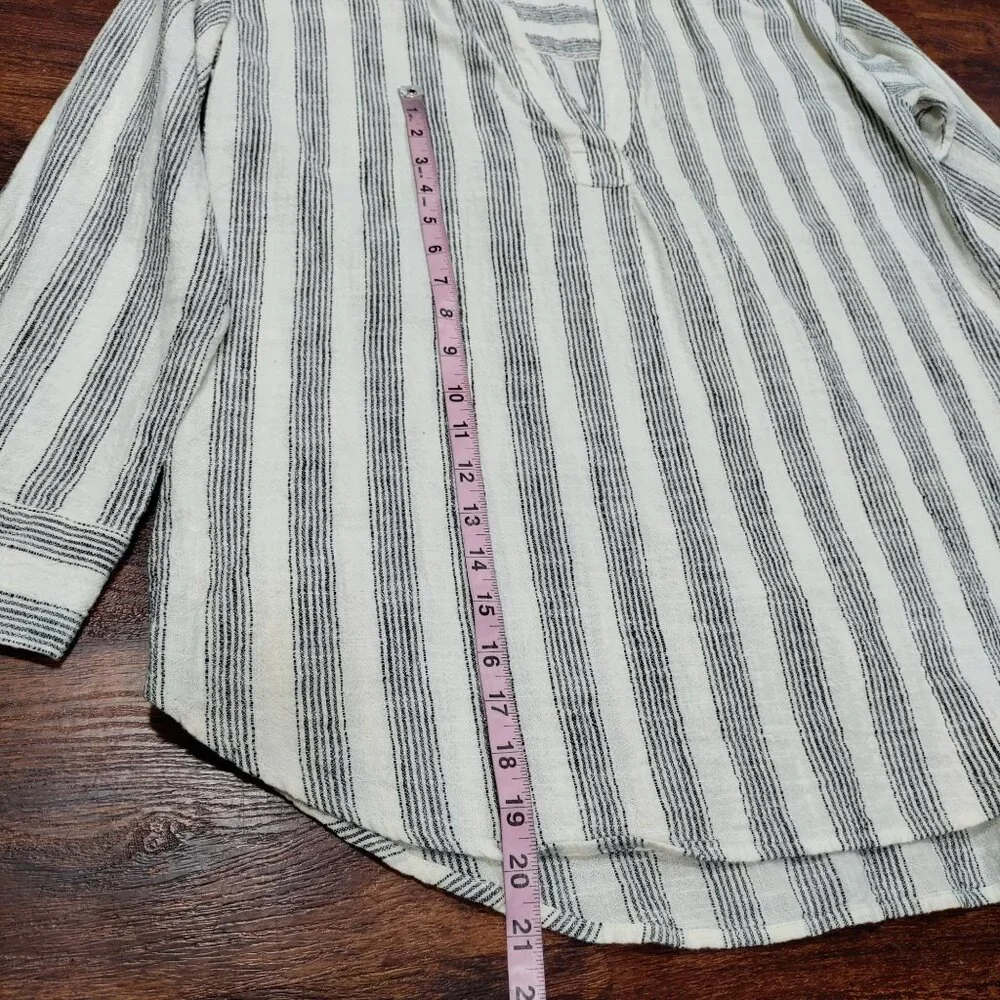 Ripcurl Beach Surf Boho Classic Surf Striped Long Sleeve Shirt Women's Small - Picture 12 of 14